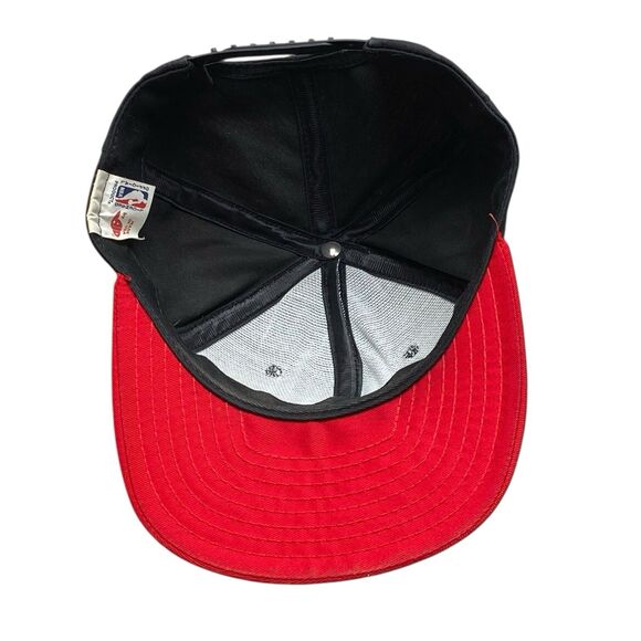 Vintage AJD Chicago Bulls Da Bulls Snapback Hat USA Made (H5) - Picture 6 of 9